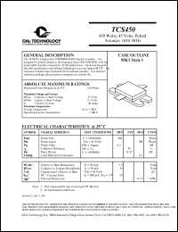 TCS450 Datasheet
