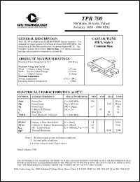 TPR1000 Datasheet