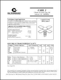 UMIL3 Datasheet