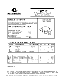 UMIL70 Datasheet