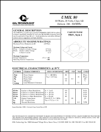 UMIL80 Datasheet