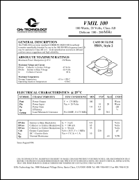 VMIL100 Datasheet