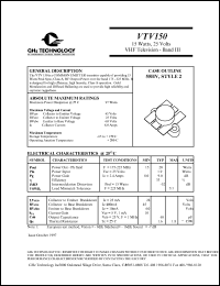 VTV150 Datasheet