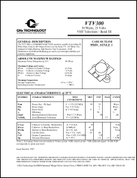 VTV300 Datasheet