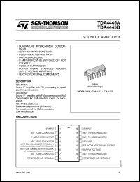 TDA4480-C Datasheet