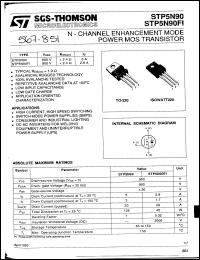 STP5NA50FI Datasheet