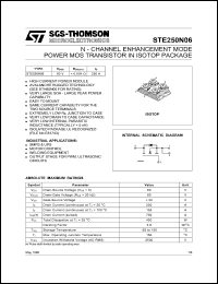 STE250N06 Datasheet