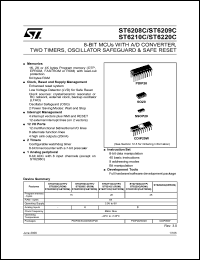 ST62T20B6/SWD Datasheet