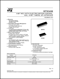 ST72T121J2 Datasheet