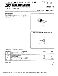2N5179 Datasheet