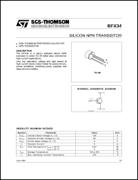BFX34 Datasheet