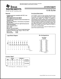 CY74FCT2827ATQC Datasheet