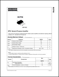 BCP56 Datasheet