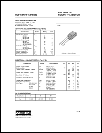 BC549C Datasheet