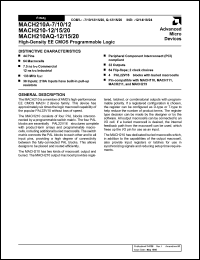 MACH210-12JC Datasheet