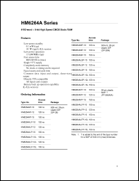 HM6264ALP-12 Datasheet