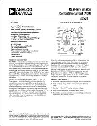 AD538ACHIPS Datasheet