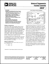 AD639SD/883B Datasheet