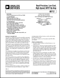 AD712SQ/883B Datasheet