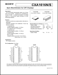 CXA1691AS Datasheet