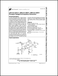 LM131H/883 Datasheet