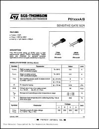 P0118DA Datasheet