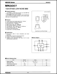 MN3007 Datasheet