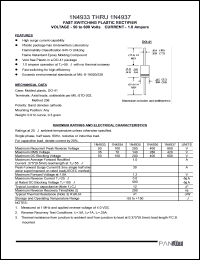 1N4937 Datasheet