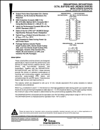 SN74ABT2244APWLE Datasheet