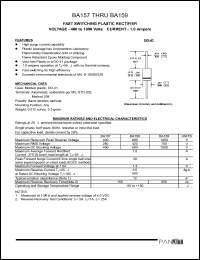 BA158 Datasheet