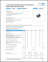 BAV99W Datasheet
