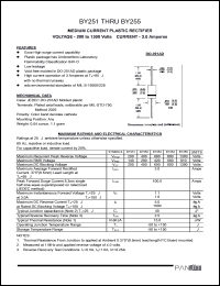 BY254 Datasheet