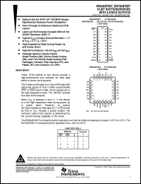 SN74ABT827PWLE Datasheet