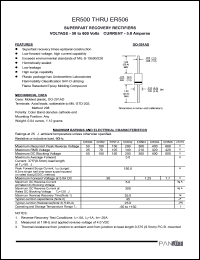 ER501 Datasheet