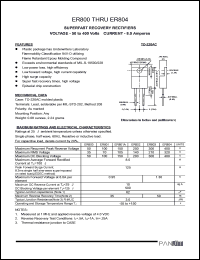 ER802 Datasheet