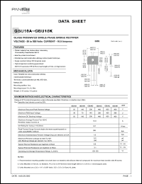 GBU10J Datasheet