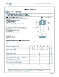 KBU4A Datasheet