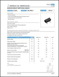 MMBD4448DW Datasheet