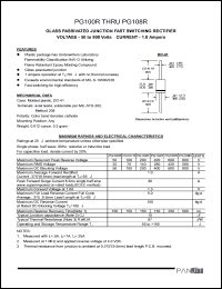 PG100R Datasheet