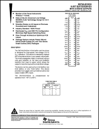 SN74ALB16244DGGR Datasheet