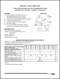 SB830D Datasheet
