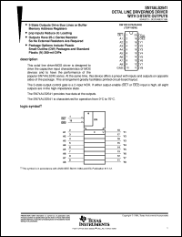 SN74ALS2541DWR Datasheet