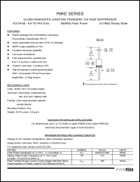 P6KE33CA-TB Datasheet