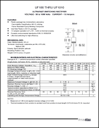 UF101 Datasheet