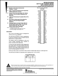 SN74ALVCH162344DGGR Datasheet
