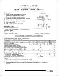 UF1008 Datasheet