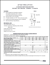 UF154 Datasheet