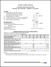 UF204 Datasheet