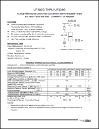 UF304G Datasheet