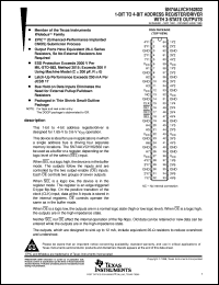 SN74ALVCH162836DLR Datasheet